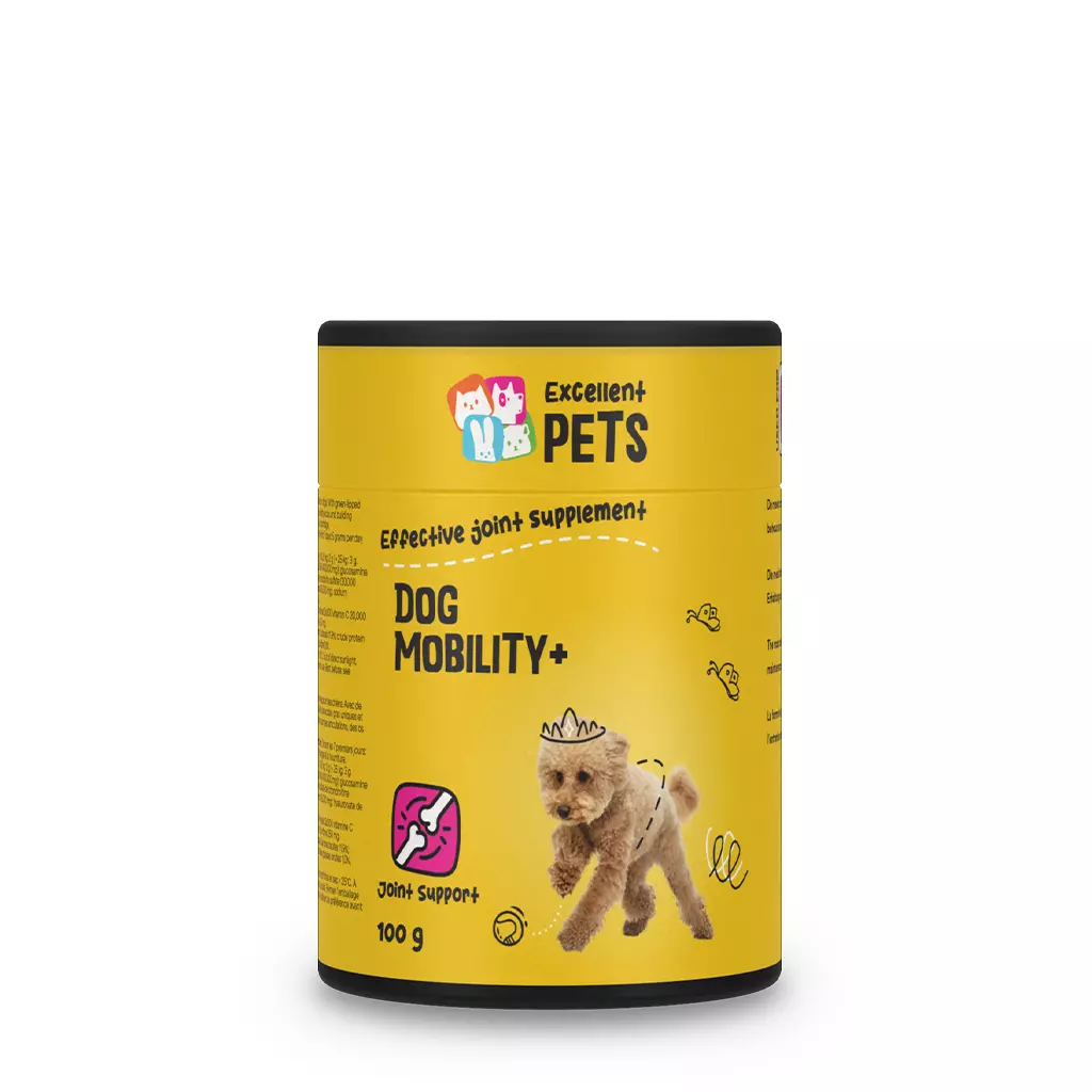 хранителна добавка за куче excellent pets mobility+ за отлична мобилност 100 г