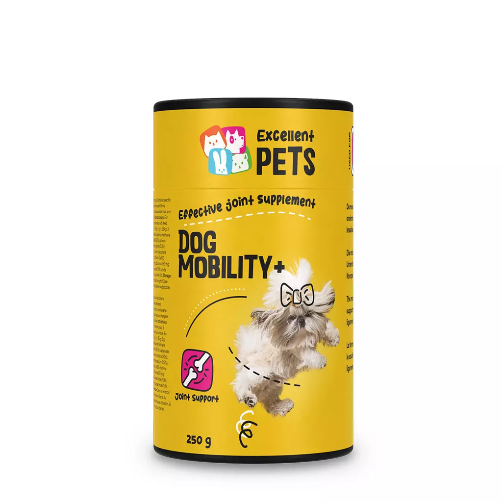 хранителна добавка за куче excellent pets mobility+ за отлична мобилност 250 г