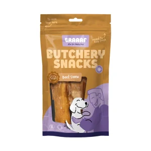 кубчета от телешки сухожилия braaaf серия butchery braa300033 - снакс за кучета опаковка - снимка 1