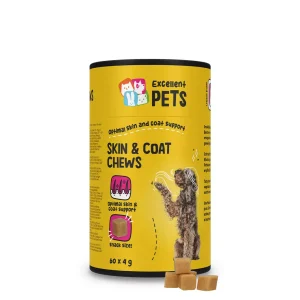 меки дъвчащи лакомства за кожа и козина excellent pets exce5030a 60 броя - продукт