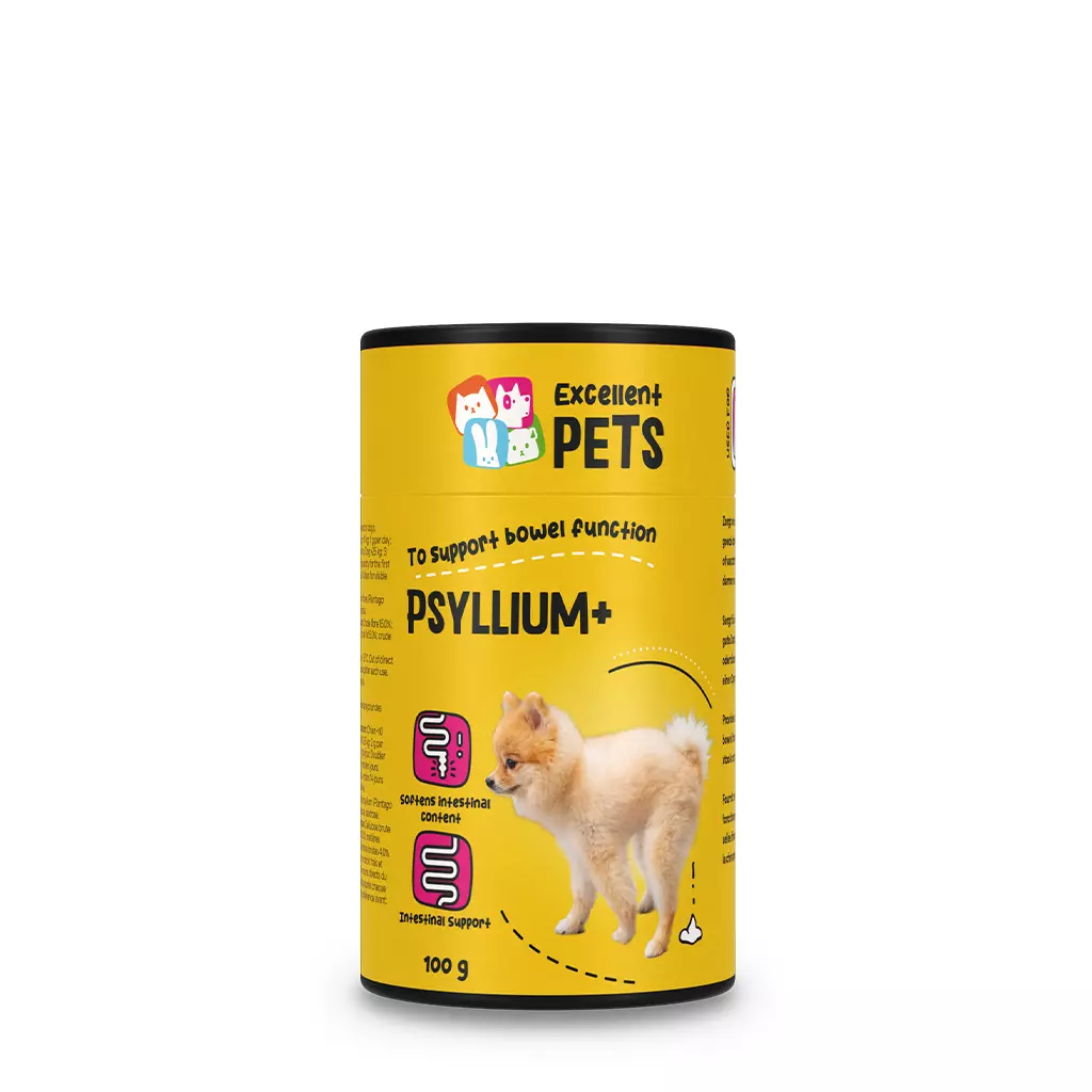 псилиум плюс за кучета excellent pets 100 г - добавка за добро храносмилане