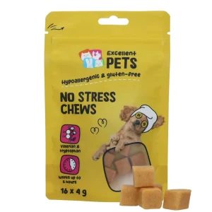 Релаксираща хранителна добавка за куче Excellent Pets No Stress - 16 меки дъвчащи лакомства