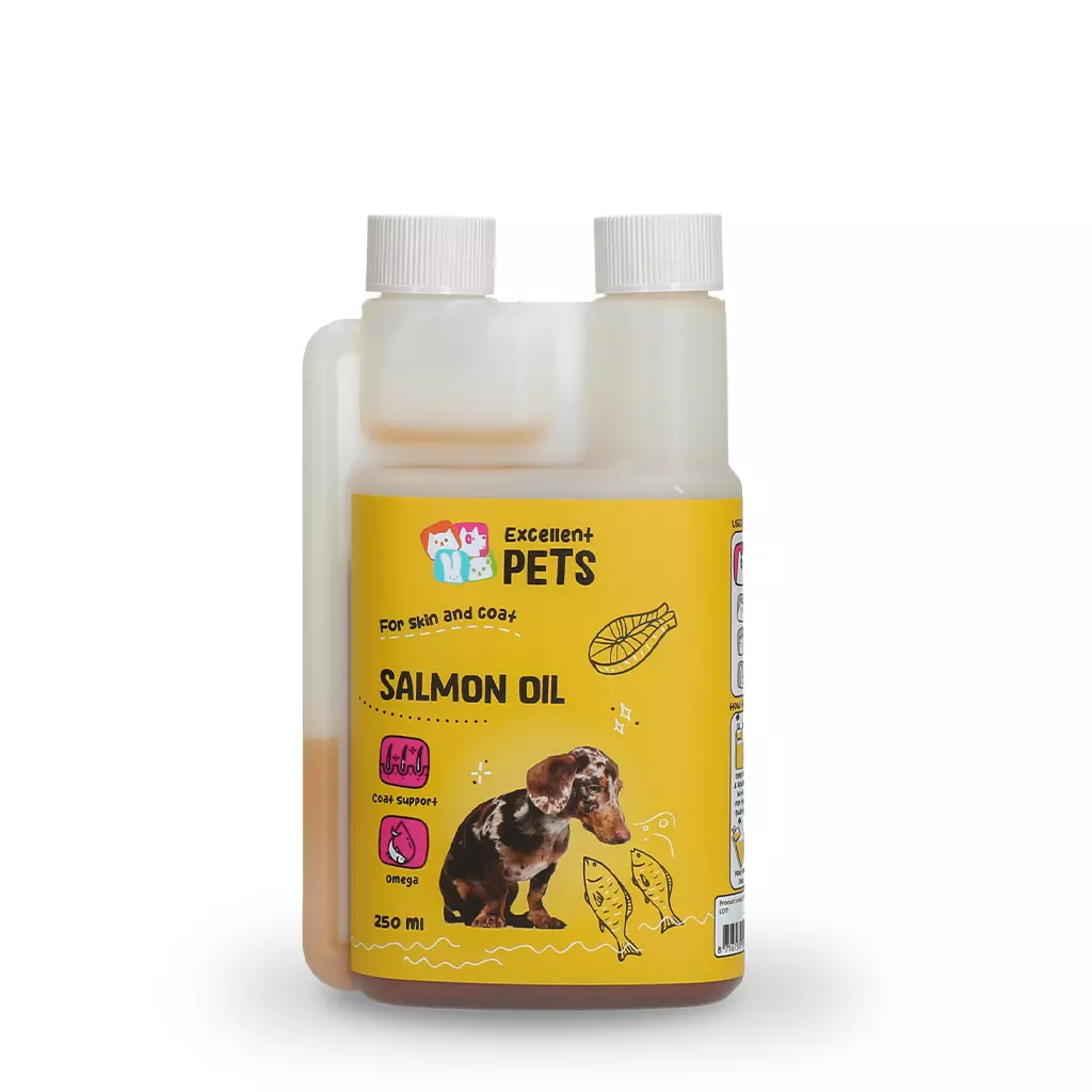 рибено масло от сьомга за кучета excellent pets 250 мл