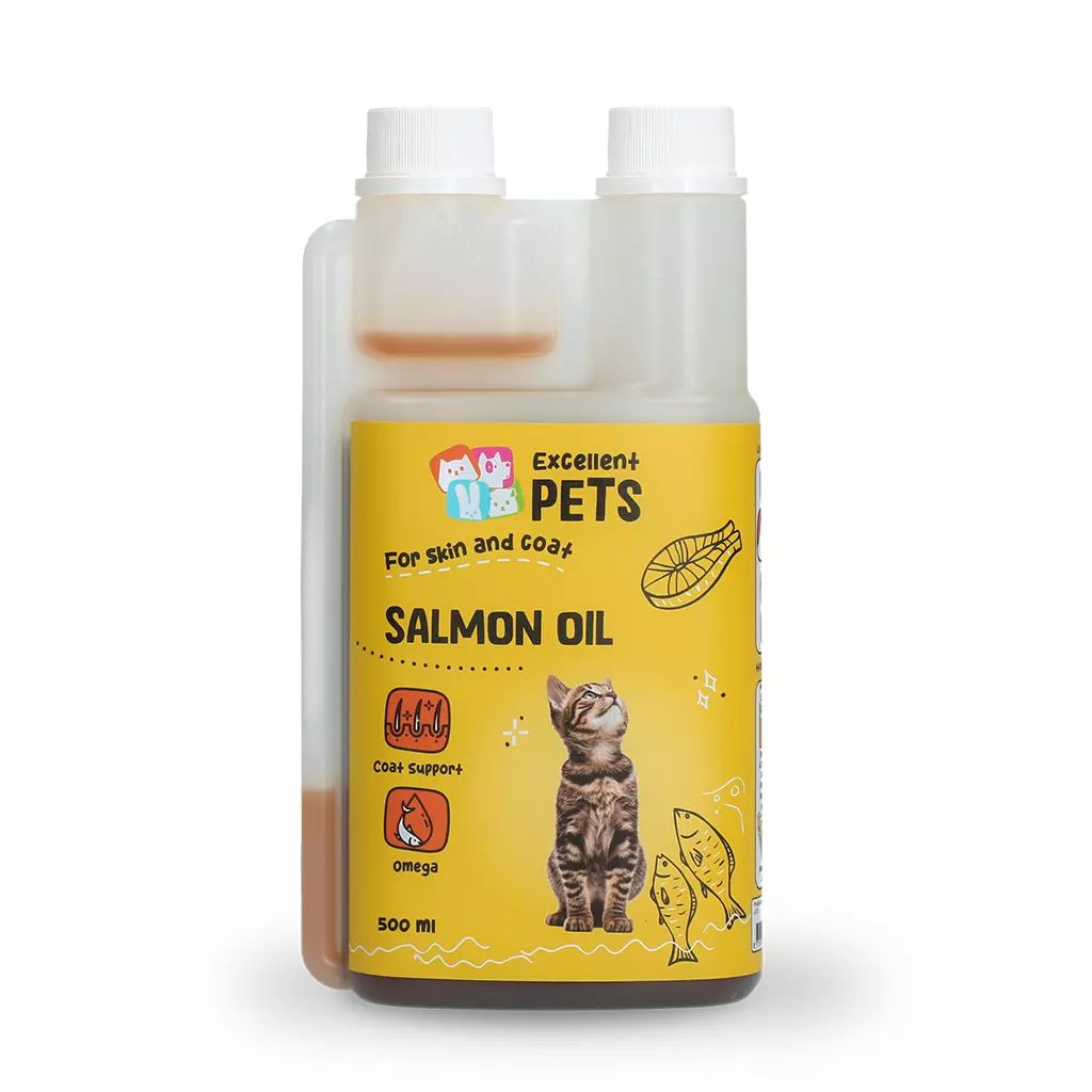 Олио от сьомга за котки Excellent Pets 500 мл - продукт