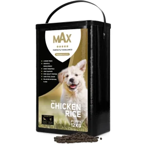суха храна за малки кучеtа max puppy с пиле и ориз 12 кг - продукт