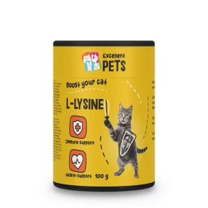имуностимулатор л-лизин catl002 - l-lysine excellent pets 100 г - снимка продукт