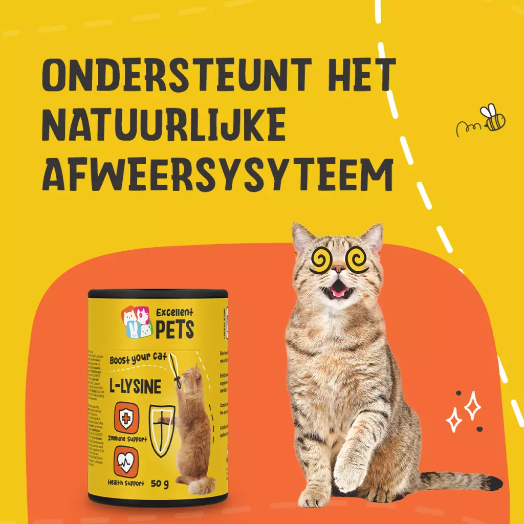 имуностимулатор л-лизин catl001 - l-lysine excellent pets 50 г - визия 3